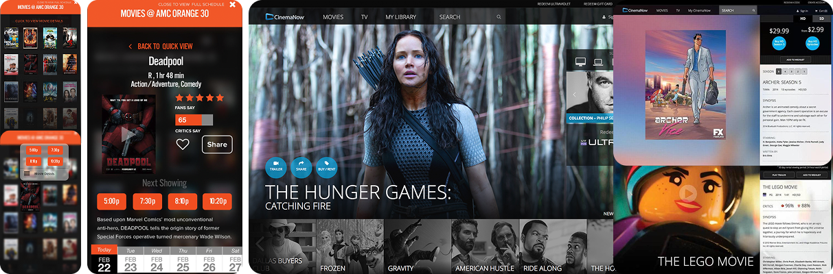 Fandango & CinemaNow project preview